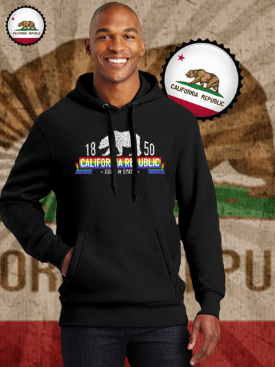 CA 1850 Statehood,  Black Hoodie