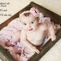 Headband with one flower - Thumbnail 2