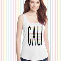 CALI Rainbow Athletic Tank Top - Thumbnail 1