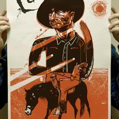 The cowboy lucero tour poster 2011