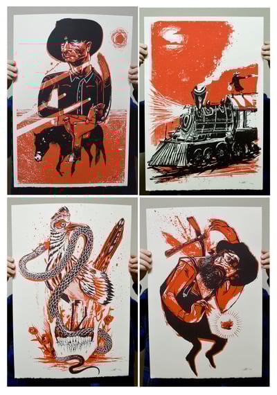 Death in the West: 4 pack 