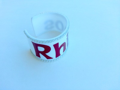 Acrylic cuff bracelet