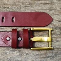 Highest Quality Designed Leather Belts for Men, Black Brown Dark Brown Punk Leather Collar Choker Necklace for Men - Thumbnail 2