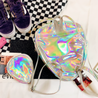 HOLOGRAPHIC ALIEN BACKPACK / CLUTCH BAG - Thumbnail 2