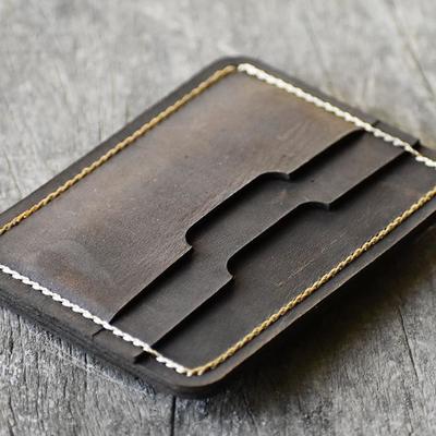 Men card holder, men leather card holder, holds lots of cards leather