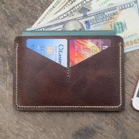 Hand stitched PASSPORT Holder, Passport Card Holder, Travel Passport Case Flights Travel Wallet - Thumbnail 1