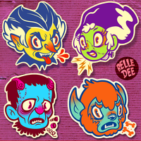 GULPING GILLMAN Sticker - Thumbnail 1