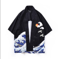 Harajuku Kanagawa Wave fish coat - Thumbnail 1
