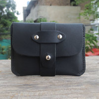 Minimalist Wallet Black Men Slim Wallet,Minimalist Wallet, men Minimalist wallet Women Wallet,Leather CARD HOLDER. - Thumbnail 2