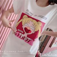Glitter Heart Sailor Moon Long Tee - Thumbnail 3