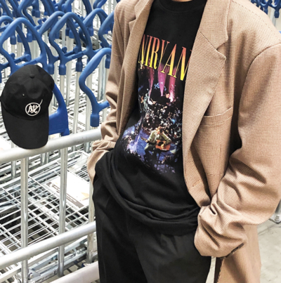 Free Shipping-NIRVANA CONCERT TEE