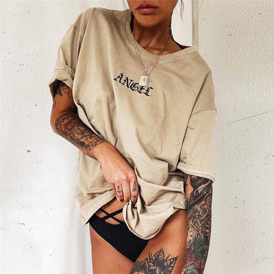 Free Shipping-GOTHIC ANGEL SAND TEE