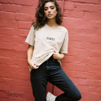 Free Shipping-GOTHIC ANGEL SAND TEE - Thumbnail 2