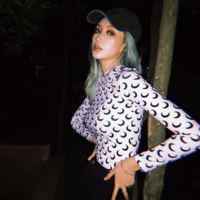 Free Shipping-MOON LONG SLEEVE TOP - Thumbnail 4