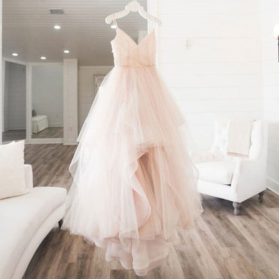 Spaghetti straps wedding dresses prom dresses - Thumbnail 3