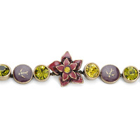 PILGRIM Crystal Charm Bracelet - Thumbnail 1