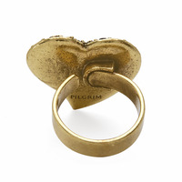 PILGRIM Crystal Heart Ring - Thumbnail 1