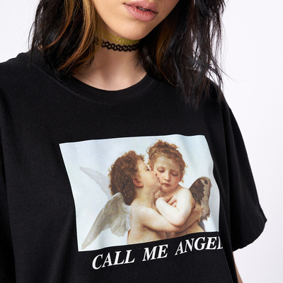 Free shipping-"call me angel" tee - Thumbnail 4