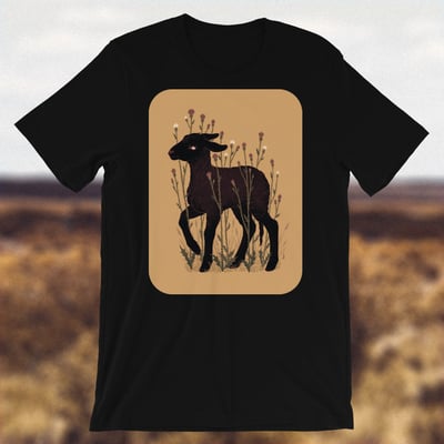 Black lamb - black t-shirt