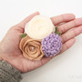 Multi-Flower Brooch - Medium, Fall Colors-3