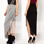 Asymmetrical Maxi Skirt - Thumbnail 2