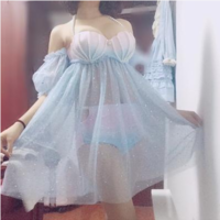 Pastel Fairy Pearl Mermaid Summer Swimsuit  - Thumbnail 3