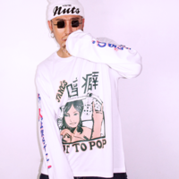 LIT TO POP LONG SLEEVE T SHIRT - Thumbnail 1