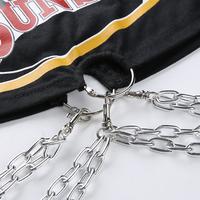 SUN Printed Chain Black Top - Thumbnail 4