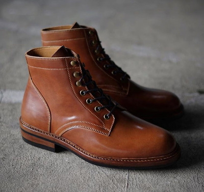 Handmade Men's Ankle High Boot, Men's Brown Leather Lace Up Formal Boot.