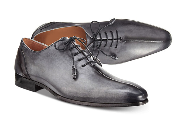 Gray Handmade Men's Shoes, Men's Lace Up Dress Formal shoes Split Toe Shoes