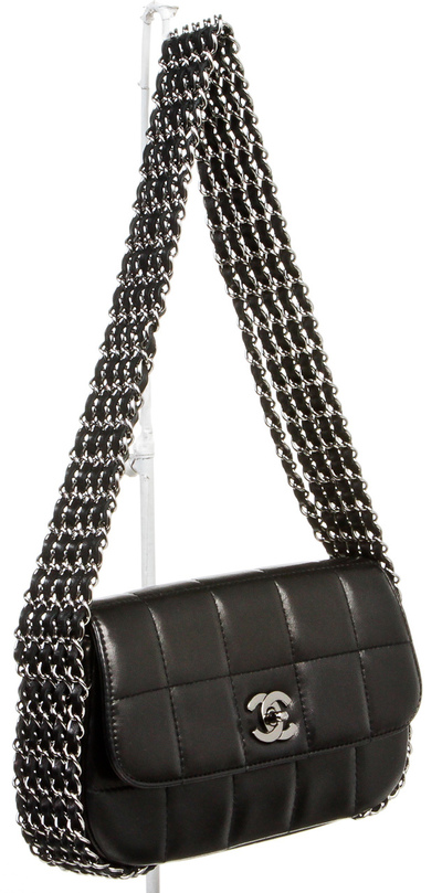Chanel lambskin limited edition multichain bag