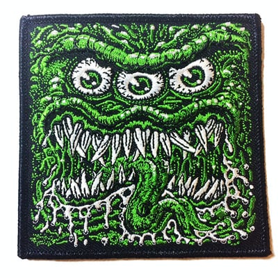 Triclops patch  iron on ready full color embroidered