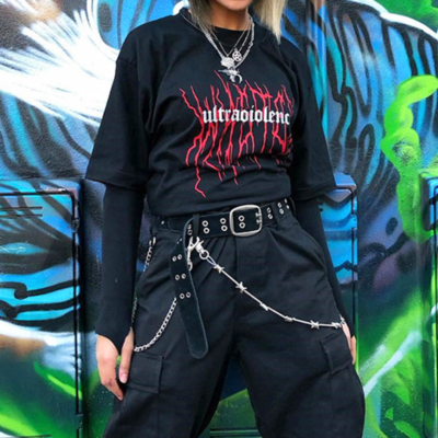 Free Shipping-"ULTRAVIOLENCE" SPOOF TEE