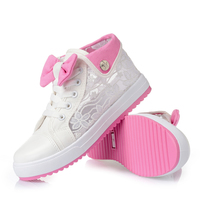 New bow high canvas shoes women's shoes - Thumbnail 3