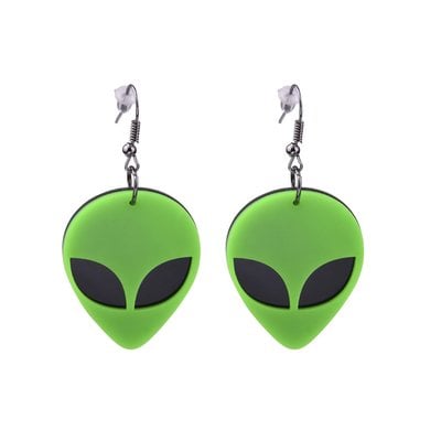 Alien earrings