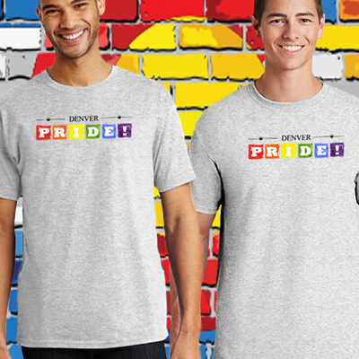 Denver pride blocks ash t-shirt - Thumbnail 5