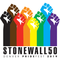 Denver Pride Official 2019 White T-shirt - Thumbnail 2