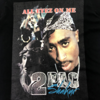 Free Shipping-VINTAGE ALL EYEZ ON ME 2 PAC TEE - Thumbnail 2