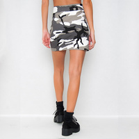 Free Shipping-CAMO ZIP SKIRT - Thumbnail 1