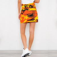 Free Shipping-CAMO ZIP SKIRT - Thumbnail 3