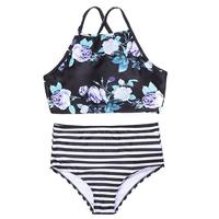 Sexy Print High Waist Bikini Swimsuit - Thumbnail 2