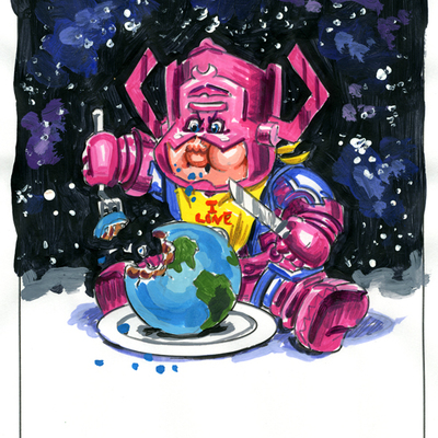 Galactic gus / planet terry color rough - marveless kids series 1 2019 - Thumbnail 3