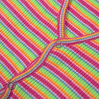 Free Shipping-RAINBOW STRIPED TOP - Thumbnail 3