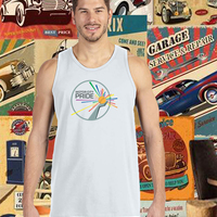 Motor City Pride Logo White Tank Top - Thumbnail 1