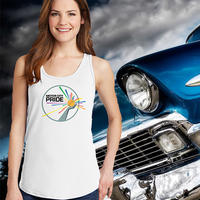 Motor City Pride Logo White Tank Top - Thumbnail 3