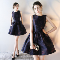 Cute round neck short prom dress, homecoming dress - Thumbnail 3