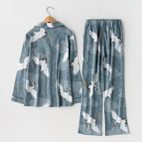 New retro cute crane pajamas - Thumbnail 1
