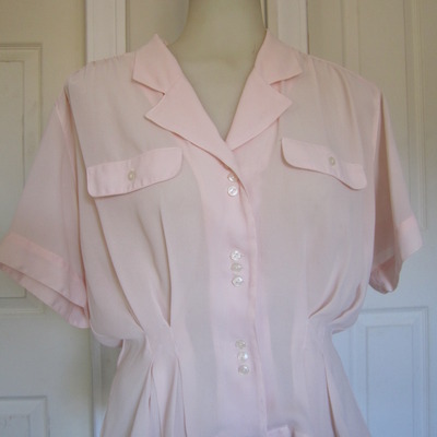 Sold vintage pink blouse 