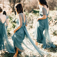 Elegant Long Birdesmaid Dresses Under 100 - Thumbnail 1