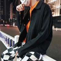 Free Shipping-"DON'T BE CONFUSED" DENIM JACKET - Thumbnail 2